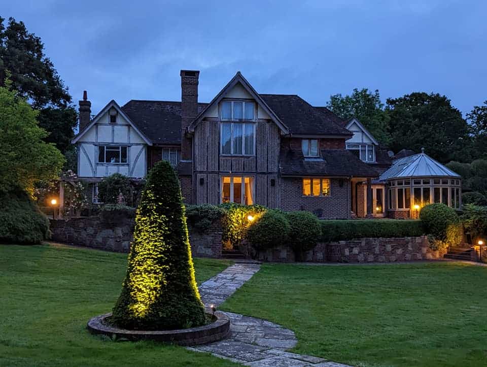 Domestic exterior lighting in a property in Haywards Heath