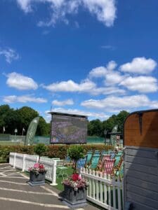 Exterior power supplies to run a huge screen for Wimbledon Weybridge Surrey