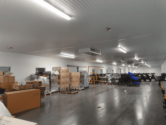 Warehouse Data Cabling and lighting Installation Bicester